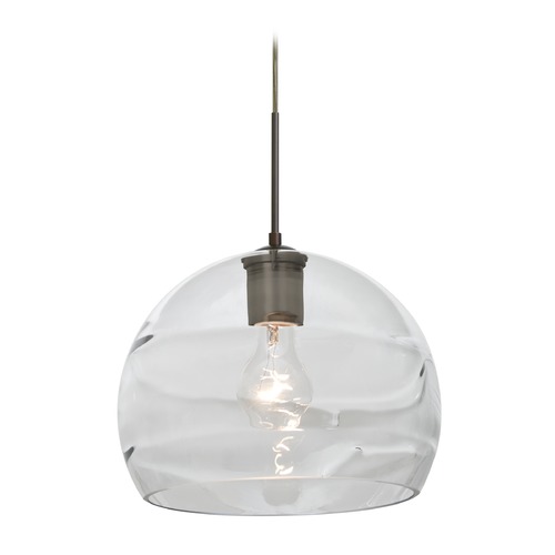 Besa Lighting Besa Lighting Spirit Bronze Pendant Light 1JT-SPIR10CL-BR
