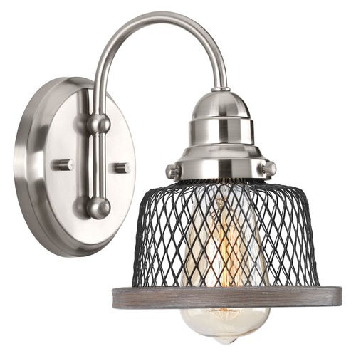 Progress Lighting Tilley Wall Sconce in Brushed Nickel by Progress Lighting P300042-009