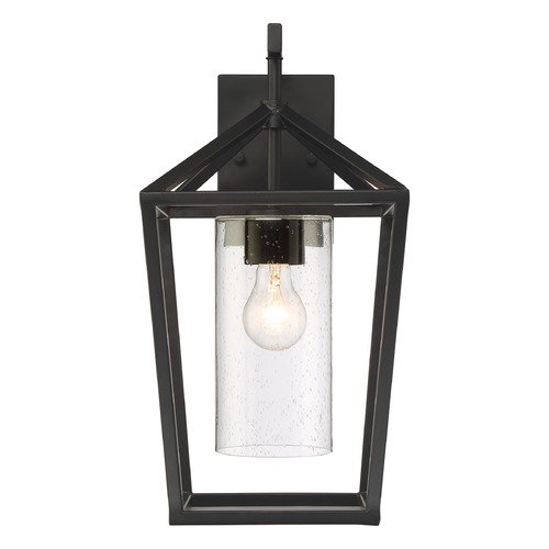 Nuvo Lighting Hopewell Matte Black Outdoor Wall Light by Nuvo Lighting 60/6593