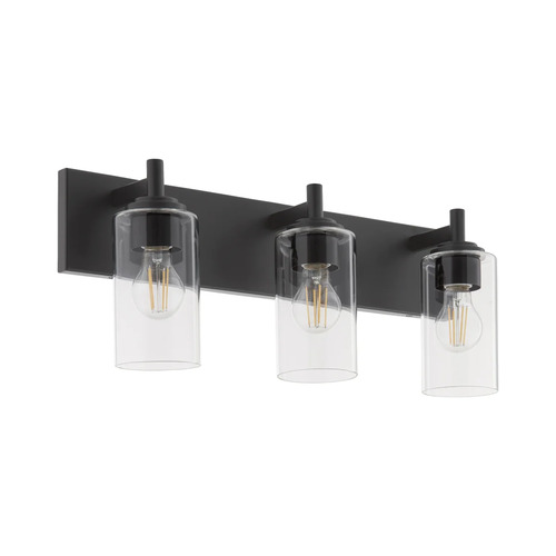 Quorum Lighting Fallstaff 3-Light Vanity Light in Matte Black by Quorum Lighting 5200-3-59