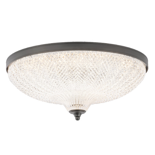 Schonbek Lighting Roma Antique Nickel LED Flushmount Light by Schonbek Lighting S6016-704O
