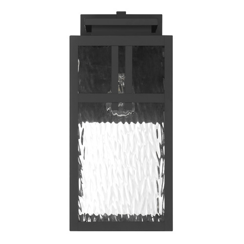 Hunter Fan Company Hunter Fan Company Aspenbrook Matte Black Outdoor Wall Light 46044