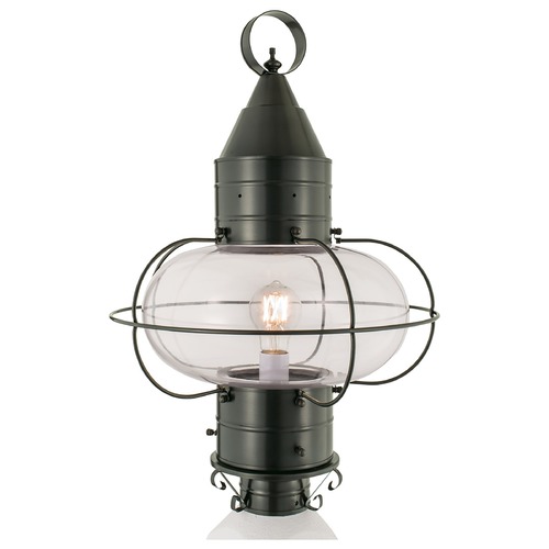Norwell Lighting Classic Onion Gun Metal Post Light 1510-GM-CL
