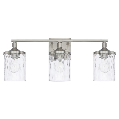 HomePlace by Capital Lighting Colton 24-Inch Brushed Nickel Bath Light by HomePlace by Capital Lighting 128831BN-451