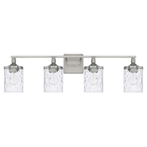 HomePlace by Capital Lighting Colton 33.50-Inch Brushed Nickel Bath Light by HomePlace by Capital Lighting 128841BN-451