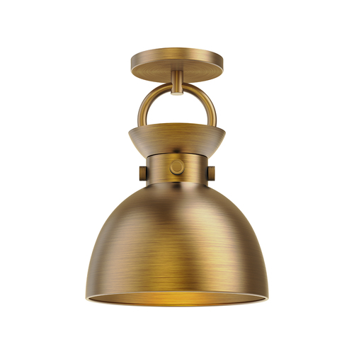 Alora Lighting Alora Lighting Waldo Aged Gold Semi-Flushmount Light SF411309AG