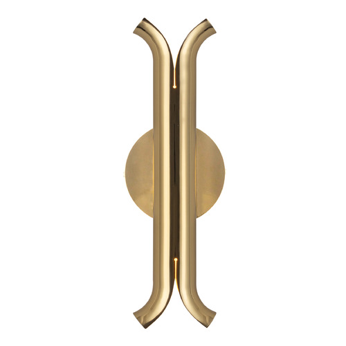 Kuzco Lighting Kuzco Lighting Husk Metallic Brass LED Sconce WS89714-MRB