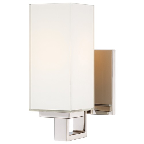 George Kovacs Lighting 9-Inch Wall Sconce in Polished Nickel by George Kovacs P1702-613