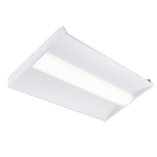 Recesso Lighting by Dolan Designs Recesso 46W 2x4 White LED Troffer 5000K 6210 LM 0-10V Dimmable TF01-2X4-46W-50