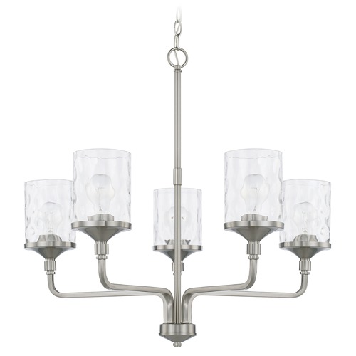 HomePlace by Capital Lighting Colton 5-Light Chandelier in Brushed Nickel by HomePlace by Capital Lighting 428851BN-451