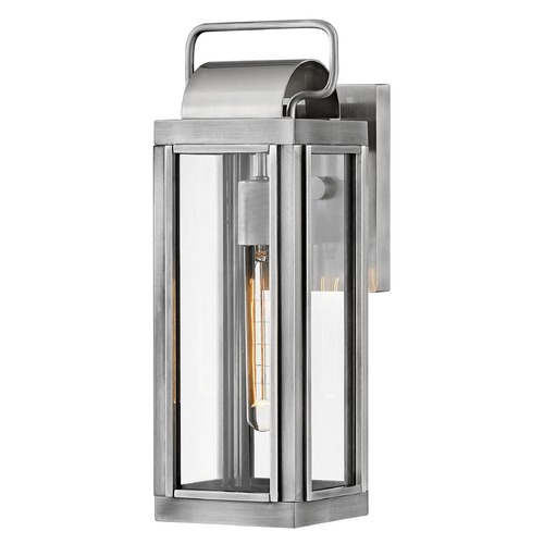Hinkley Sag Harbor 16.25-Inch Antique Brushed Aluminum Outdoor Wall Light by Hinkley Lighting 2840AL
