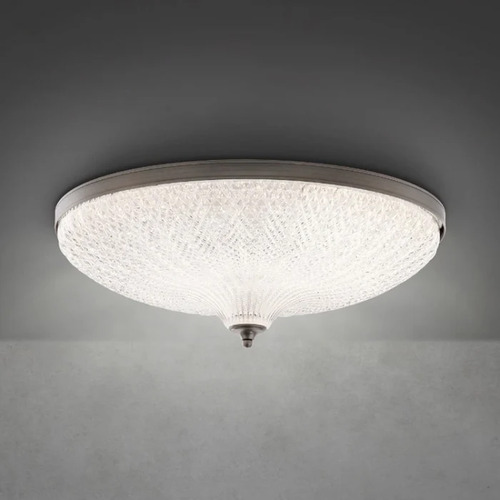 Schonbek Lighting Roma Antique Nickel LED Flushmount Light by Schonbek Lighting S6020-704O