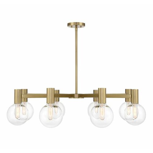 Savoy House Wright 40-Inch Chandelier in Warm Brass by Savoy House 1-3074-8-322