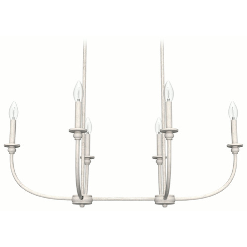 Hunter Fan Company Southcrest Distressed White Linear Light by Hunter Fan Company 19645