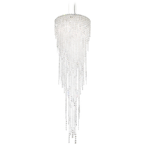 Schonbek Lighting Schonbek Worldwide Lighting Chantant Polished Stainless Steel Pendant Light CH1813N-401R
