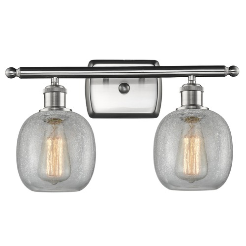 Innovations Lighting Belfast Brushed Satin Nickel Bathroom Light by Innovations Lighting 516-2W-SN-G105