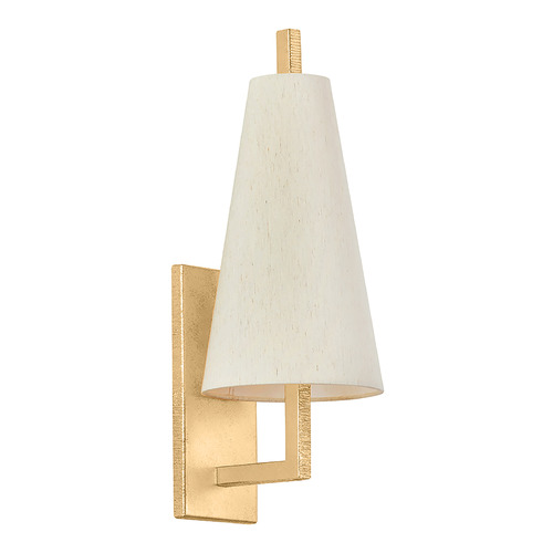 Corbett Lighting Corbett Lighting Tirana Vintage Gold Leaf Sconce 480-01-VGL