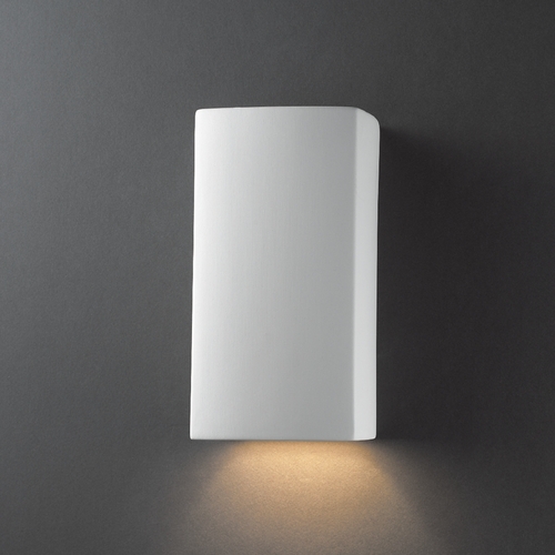 Justice Design Group Sconce Wall Light in Bisque by Justice Design Group CER-0910-BIS