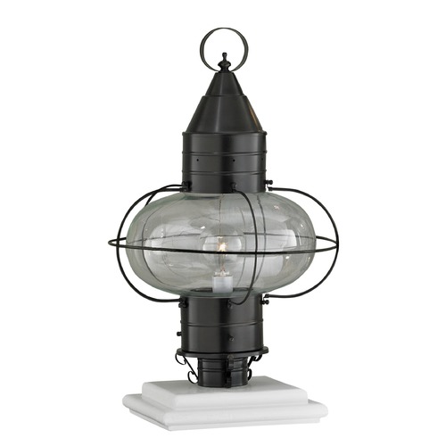 Norwell Lighting Classic Onion Bronze Post Light 1511-BR-CL