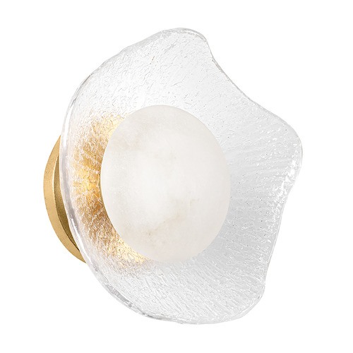 Corbett Lighting Corbett Lighting Almandine Vintage Gold Leaf LED Sconce 485-01-VGL