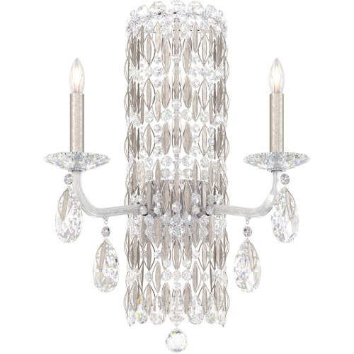 Schonbek Lighting Siena Antique Silver Sconce by Schonbek Lighting RS8332N-48H