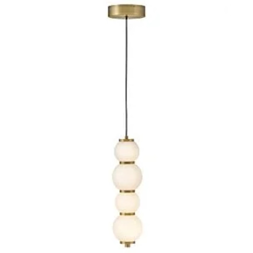 Hinkley Trigo 24.75-Inch High LED Mini Pendant in Brass by Hinkley Lighting 47397LCB
