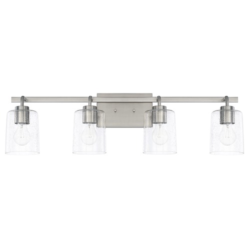 HomePlace by Capital Lighting Greyson 33.50-Inch Brushed Nickel Bath Light by HomePlace by Capital Lighting 128541BN-449