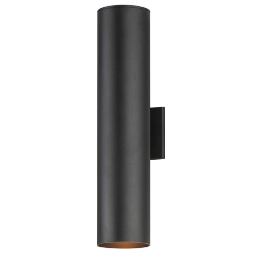 Maxim Lighting Maxim Lighting Outpost Black Outdoor Wall Light 26105BK