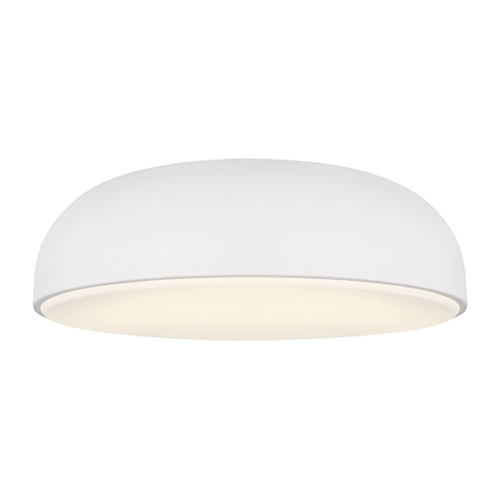 Visual Comfort Modern Collection Sean Lavin Kosa 13-Inch 277V LED Flush Mount in White by Visual Comfort Modern 700FMKOSA13W-LED930-277