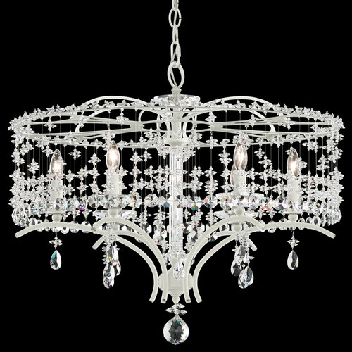 Schonbek Lighting Bella Rose White Crystal Chandelier by Schonbek Lighting TC1018N-06H