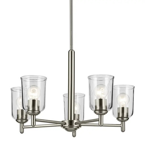 Kichler Lighting Shailene 5-Light Chandelier in Brushed Nickel by Kichler Lighting 43671NICLR