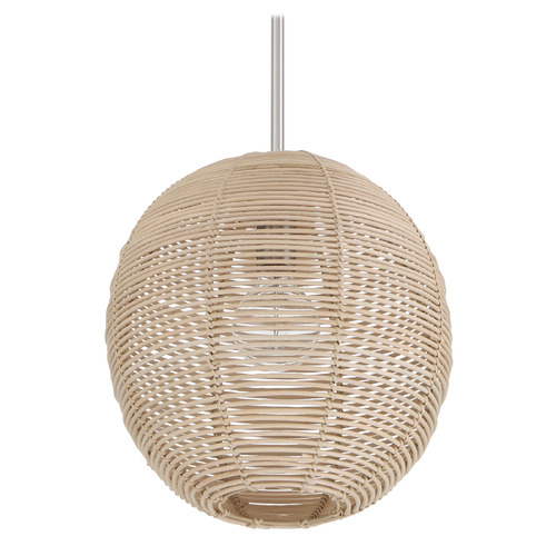 Hunter Fan Company Hunter Fan Company Berkeley Brushed Nickel Pendant Light with Globe Shade 48086