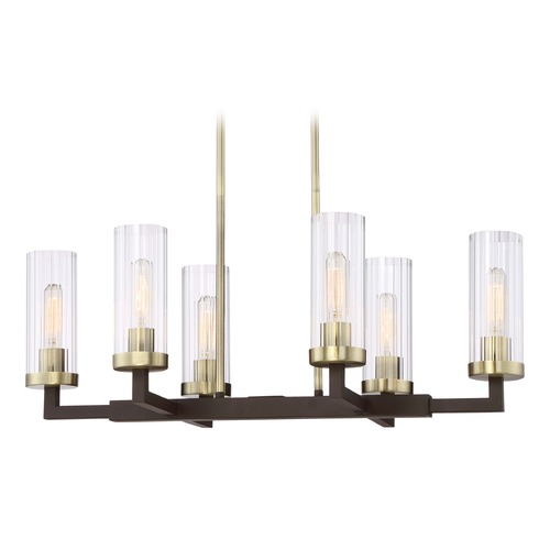 Minka Lavery Ainsley Court Linear Light in Bronze & Brass by Minka Lavery 3046-560