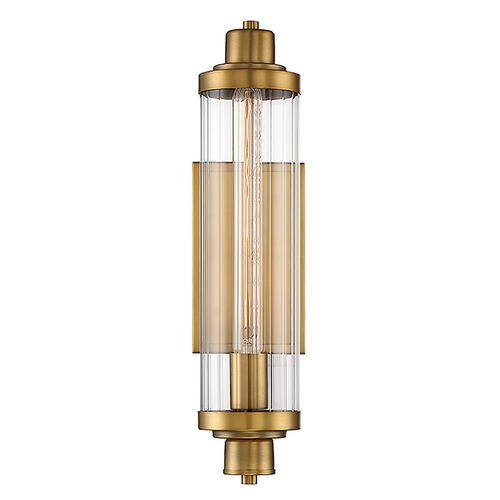 Savoy House Pike Wall Sconce in Warm Brass by Savoy House 9-16000-1-322