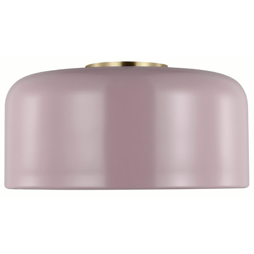 Visual Comfort Studio Collection Visual Comfort Studio Collection Malone Rose & Satin Brass Flushmount Light 7605401-136