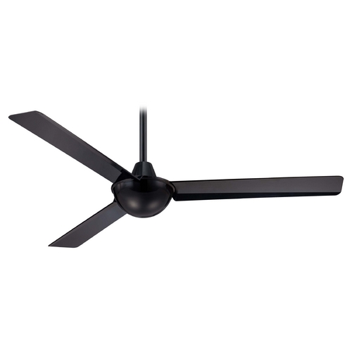 Minka Aire 52-Inch Modern Ceiling Fan  in Black by Minka Aire F833-BK