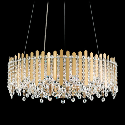 Schonbek Lighting Schonbek Worldwide Lighting Chatter Gold Mirror Pendant Light MX8343N-301R