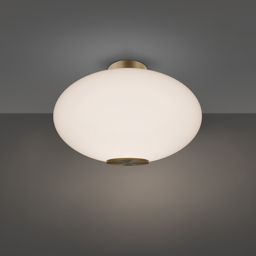 Modern Forms by WAC Lighting Modern Forms Illusion Aged Brass LED Flushmount Light FM-72322-27-AB