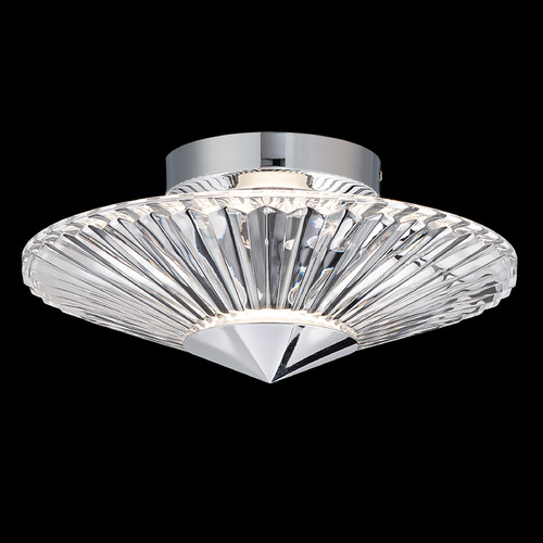 Schonbek Lighting Origami Polished Chrome LED Semi-Flush Mount Light by Schonbek Lighting S7212-702H