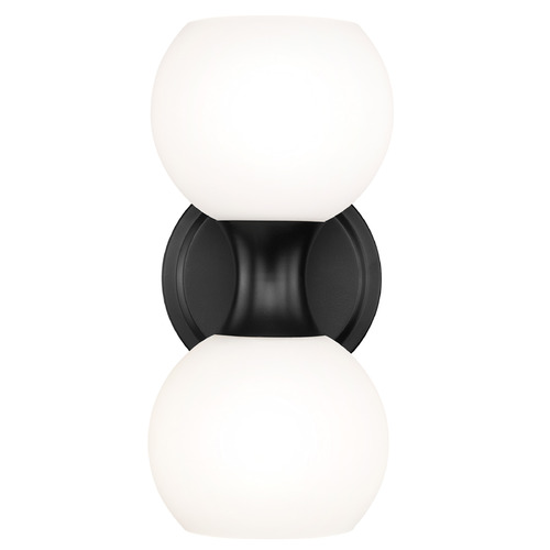 Z-Lite Z-Lite Artemis Matte Black Vertical Bathroom Light 494-2S-MB