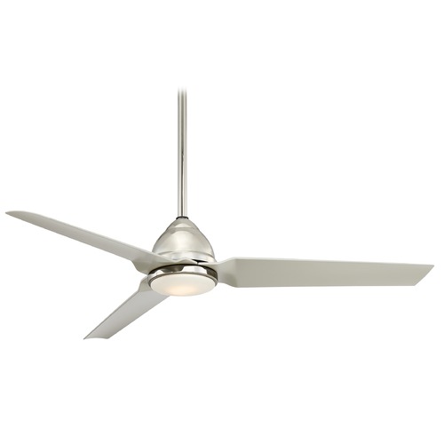 Minka Aire Java 54-Inch LED Fan in Polished Nickel by Minka Aire F753L-PN