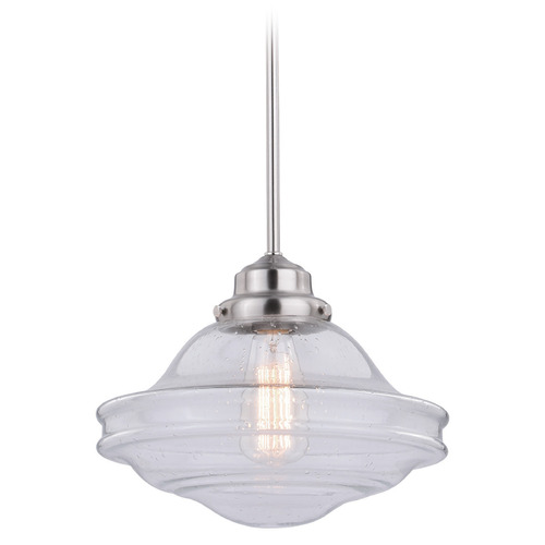 Vaxcel Lighting Vaxcel Lighting Huntley Satin Nickel Pendant Light P0268