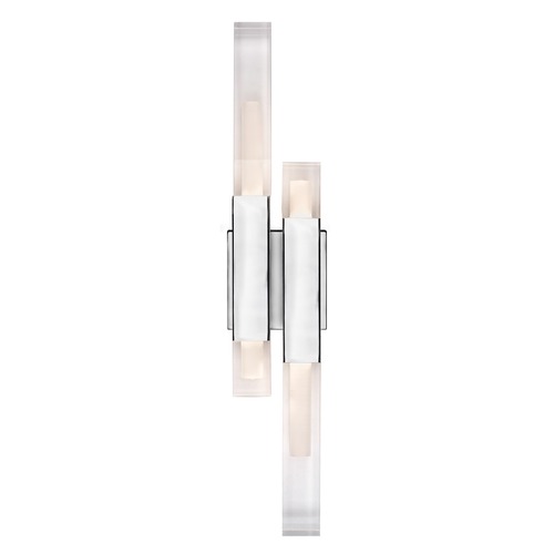 Kuzco Lighting Modern Chrome LED Sconce 3000K 650LM by Kuzco Lighting WS53322-CH