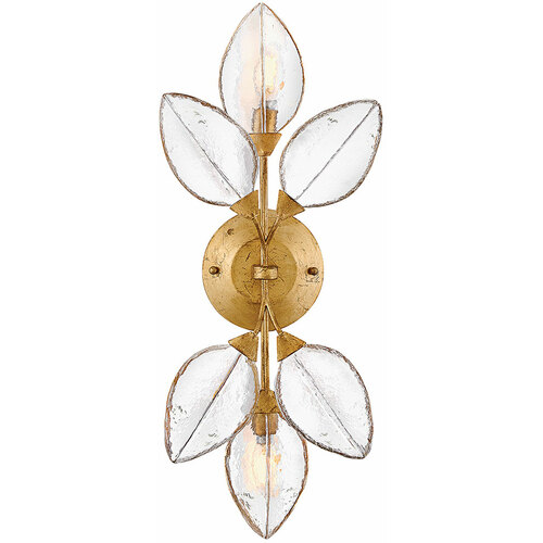 Fredrick Ramond Amira 25.25-Inch Wall Sconce in Distressed Brass by Fredrick Ramond FR47760DA