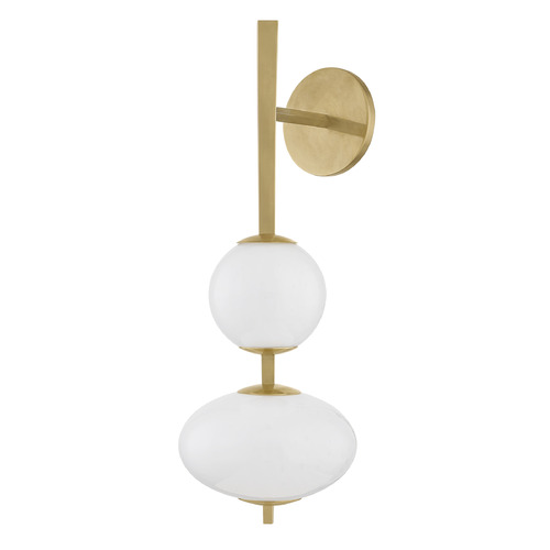 Corbett Lighting Corbett Lighting Charoite Vintage Brass LED Sconce 479-02-VB