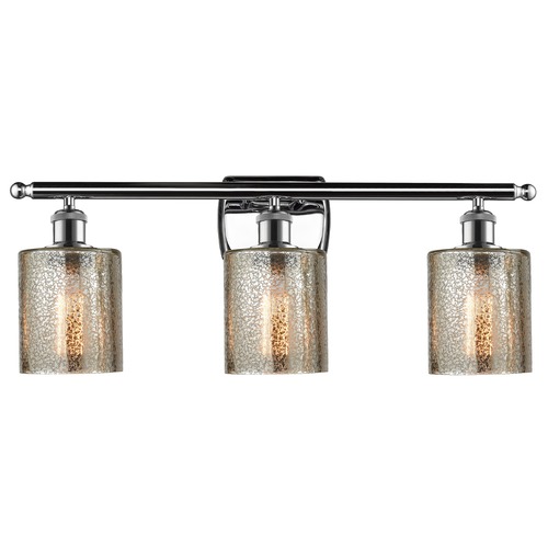 Innovations Lighting Cobbleskill Polished Chrome Bathroom Light by Innovations Lighting 516-3W-PC-G116