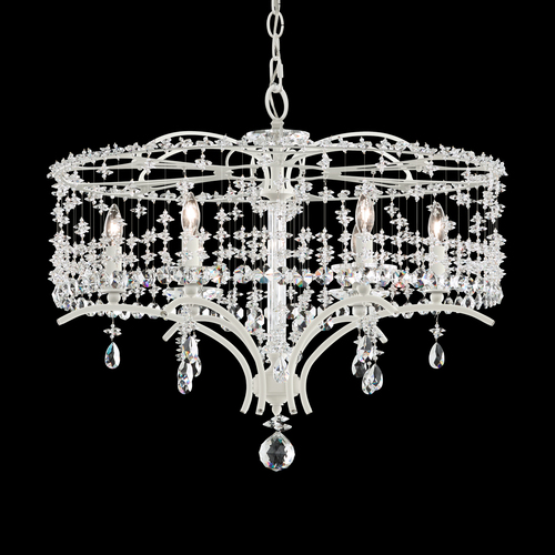 Schonbek Lighting Bella Rose White Crystal Chandelier by Schonbek Lighting TC1024N-06H