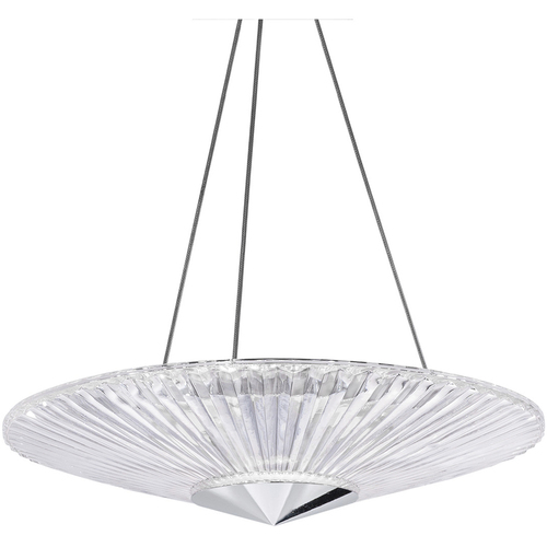 Schonbek Lighting Origami Polished Chrome LED Semi-Flush Mount Light by Schonbek Lighting S7216-702H