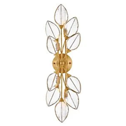 Fredrick Ramond Amira 34-Inch Wall Sconce in Distressed Brass by Fredrick Ramond FR47762DA