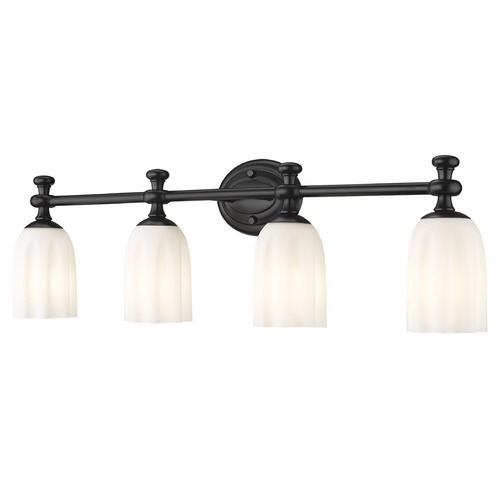 Z-Lite Z-Lite Orion Matte Black Bathroom Light 1102-4V-MB